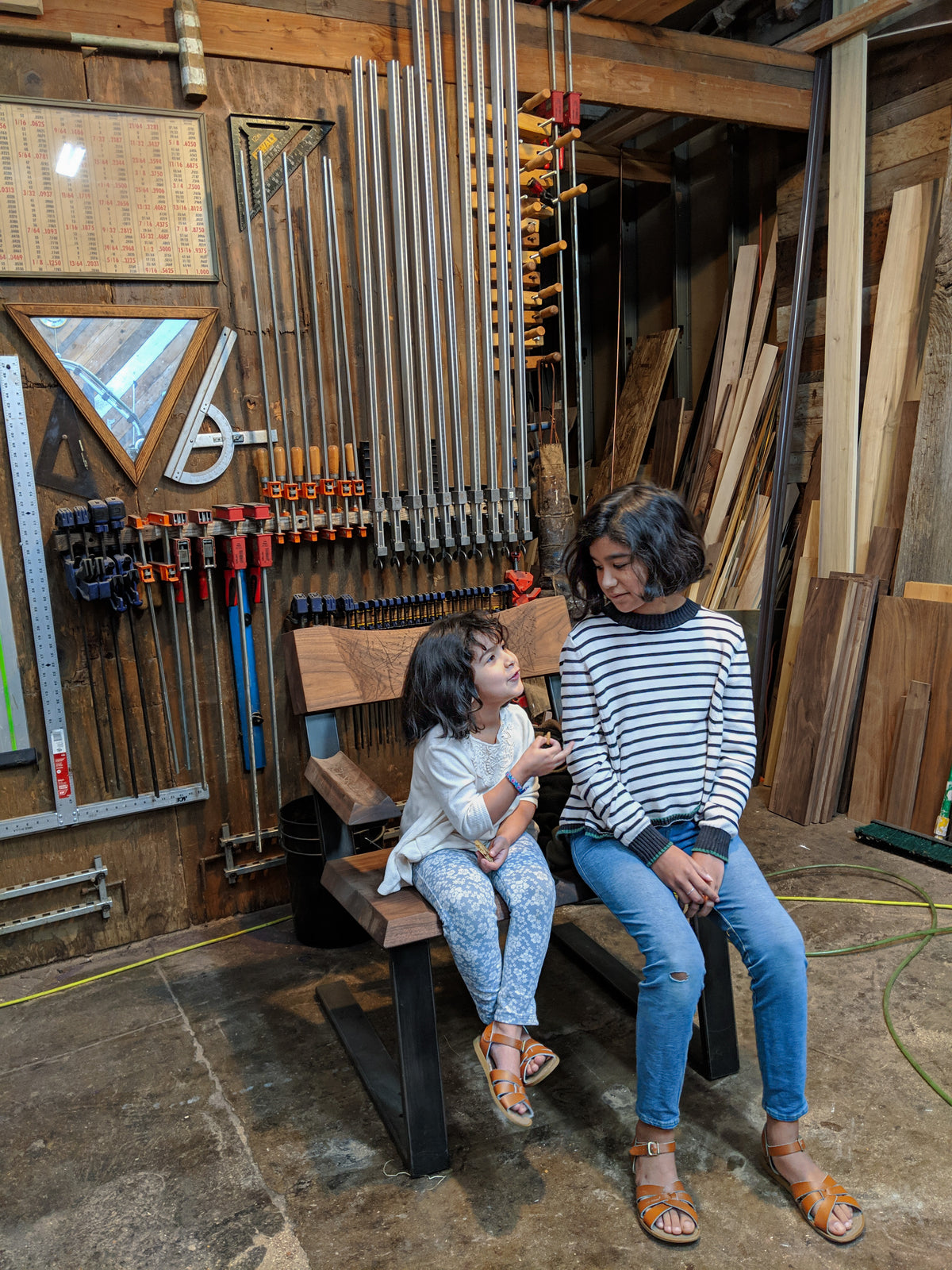 Kids grew up around the shop