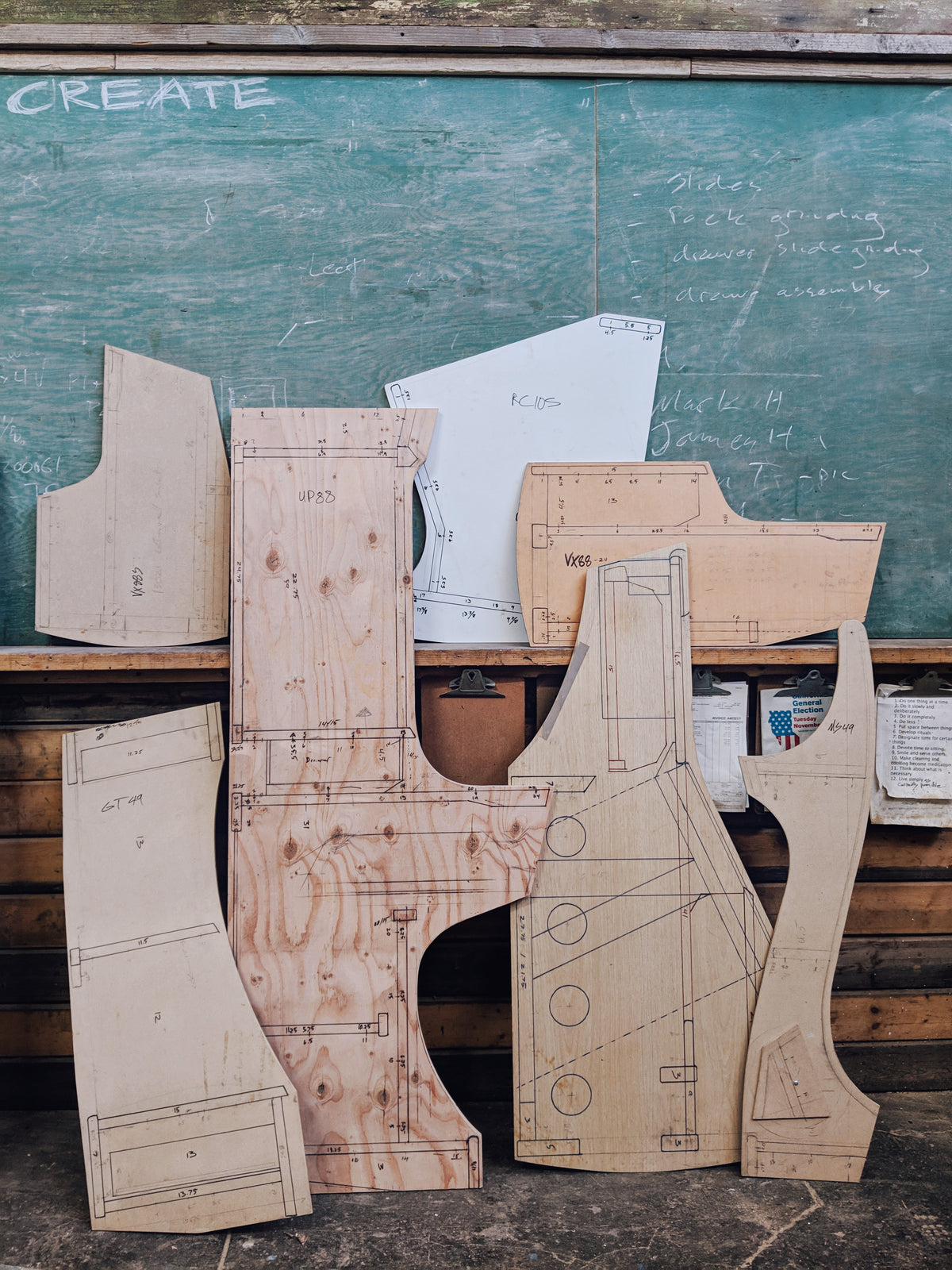 Templates for some of our pieces