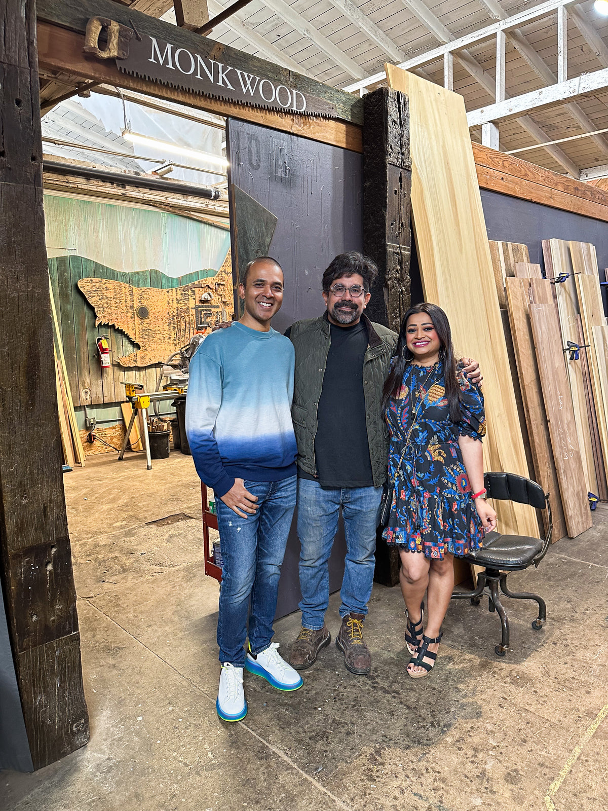 Studio visit with SanjayC and Dharti
