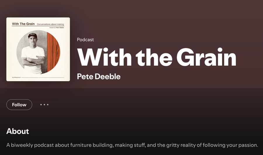 Episode 1 — Pete asks Monk what still excites him about furniture making after all these years.