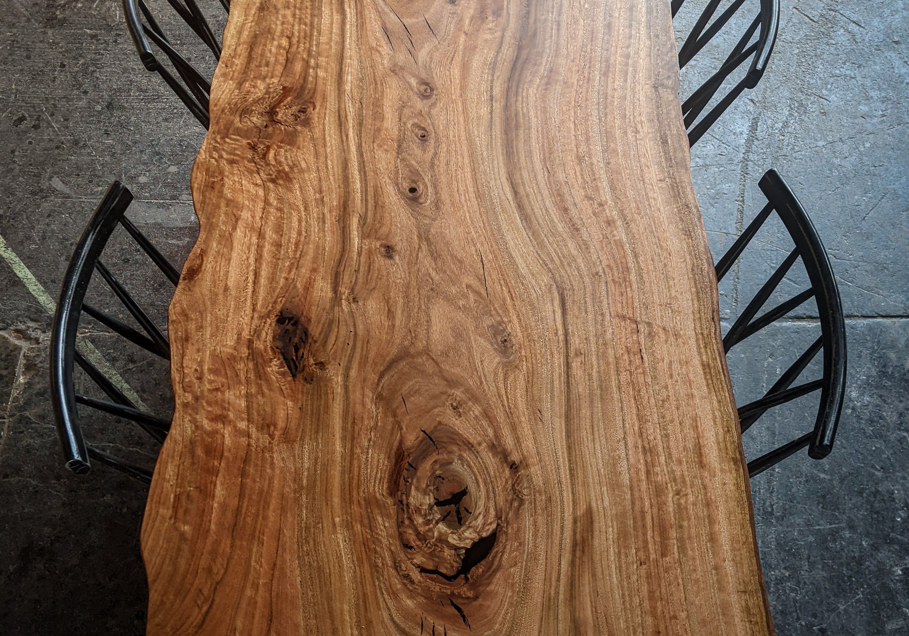 Monkwood Slab Dining Table
