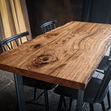 Monkwood Slab Dining Table